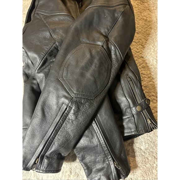 Xelement Advanced Men's Leather motorcycle Jacket Size L - Picture 6 of 7
